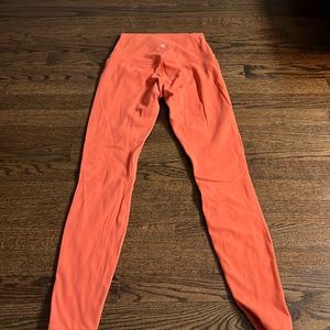 Lululemon align leggings sz 4 25”length orange worn twice no pilling